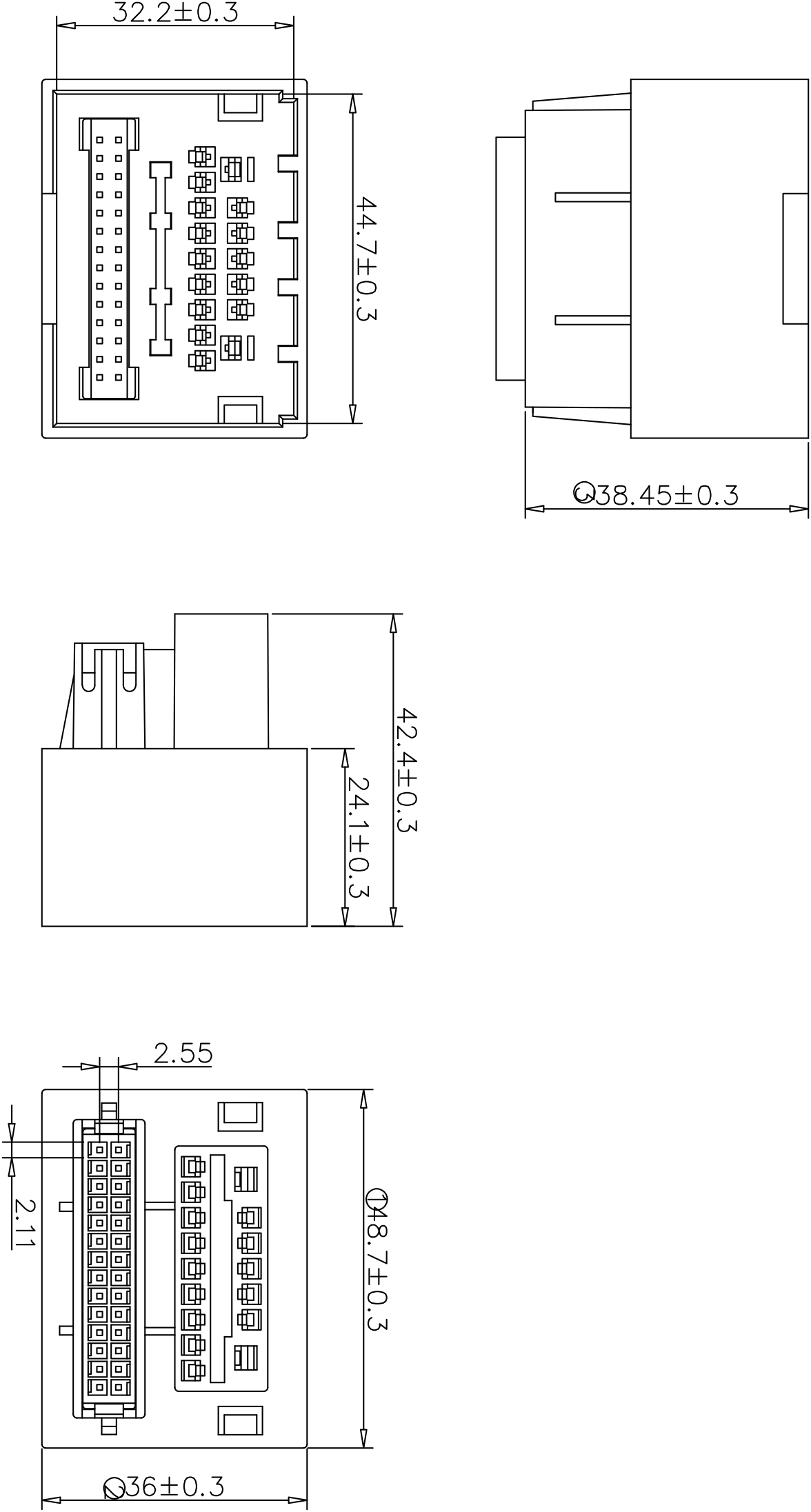 君威44P母胶壳 Model (1).jpg